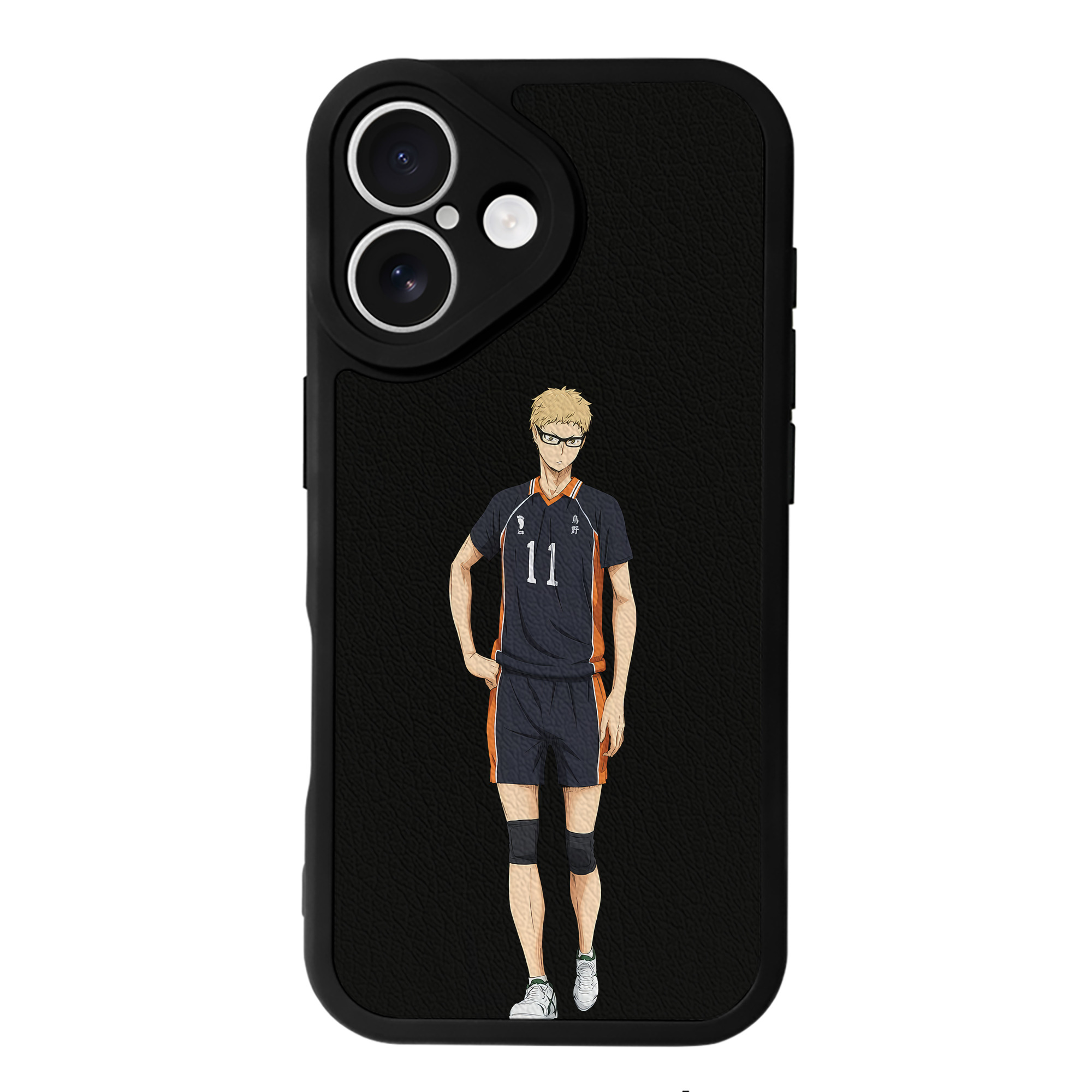 （画像用） ハイキュー!! Haikyu!! 【iPhone 16シリーズ対応】シリコンスマホケース（レザー調） 材質：シリコン